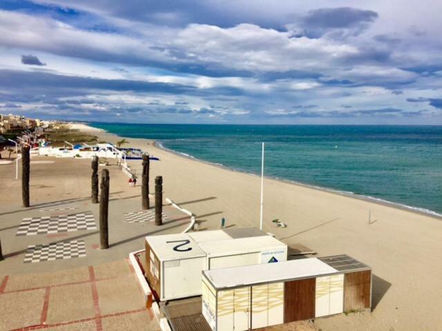 Barcaresa-Villa Vue Mer Acces Direct Plage - Piscine Le Barcarès Екстериор снимка
