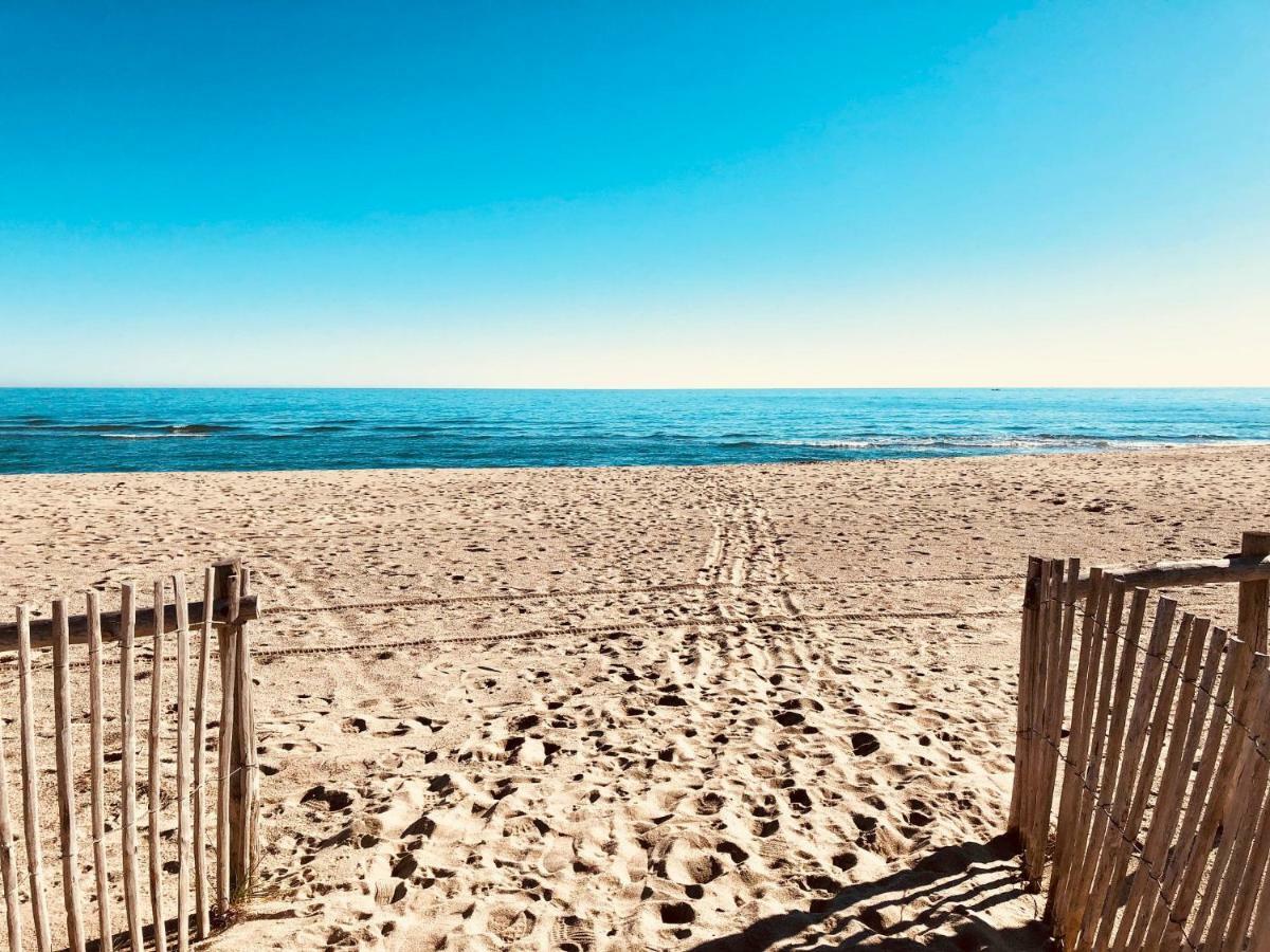 Barcaresa-Villa Vue Mer Acces Direct Plage - Piscine Le Barcarès Екстериор снимка
