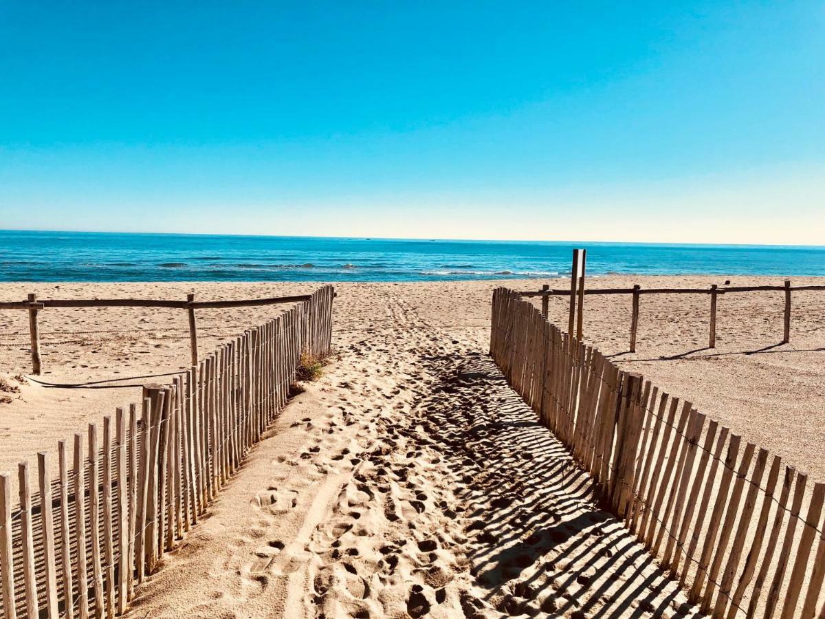 Barcaresa-Villa Vue Mer Acces Direct Plage - Piscine Le Barcarès Екстериор снимка